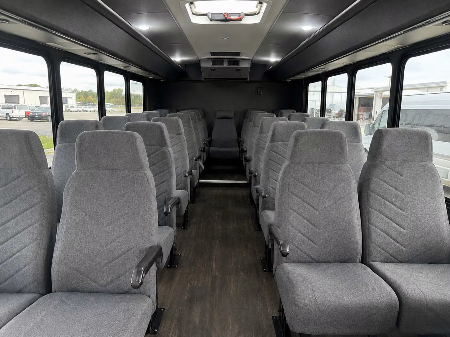 15 passenger minibus inside