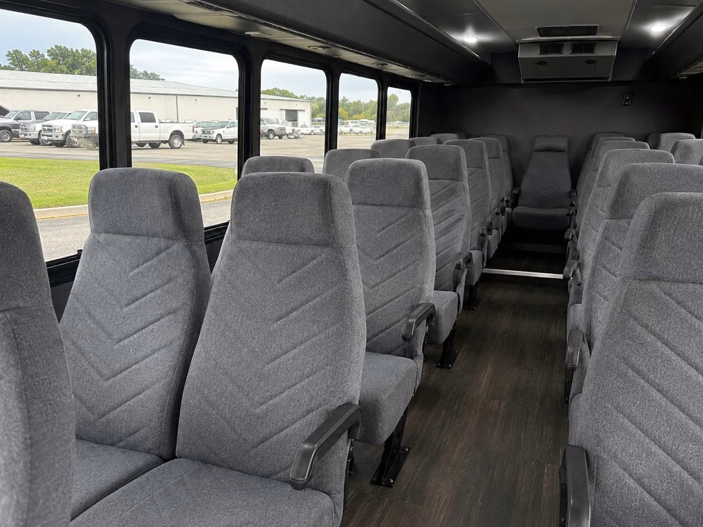 15 passenger minibus interior