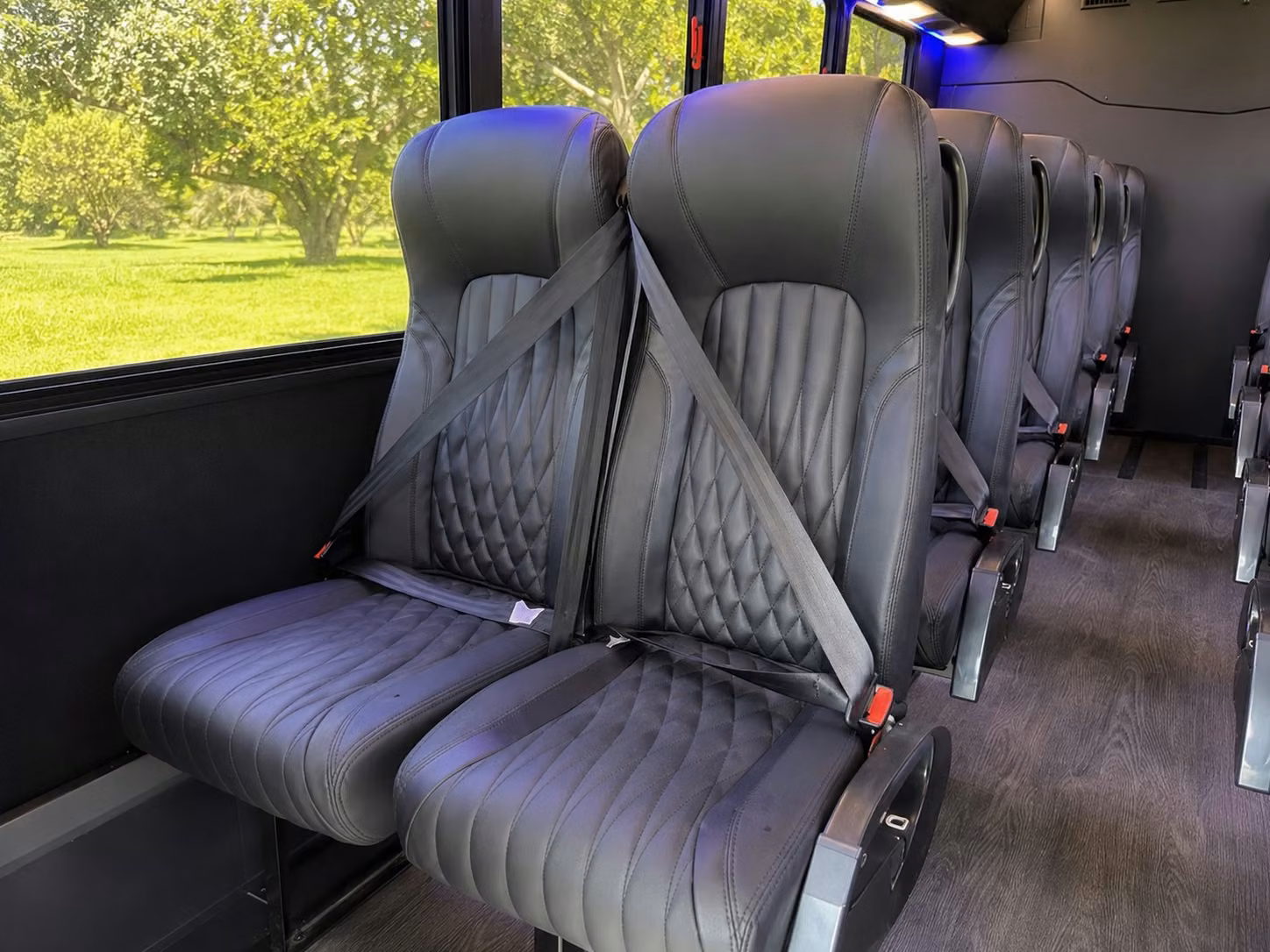 20 passenger minibus interior