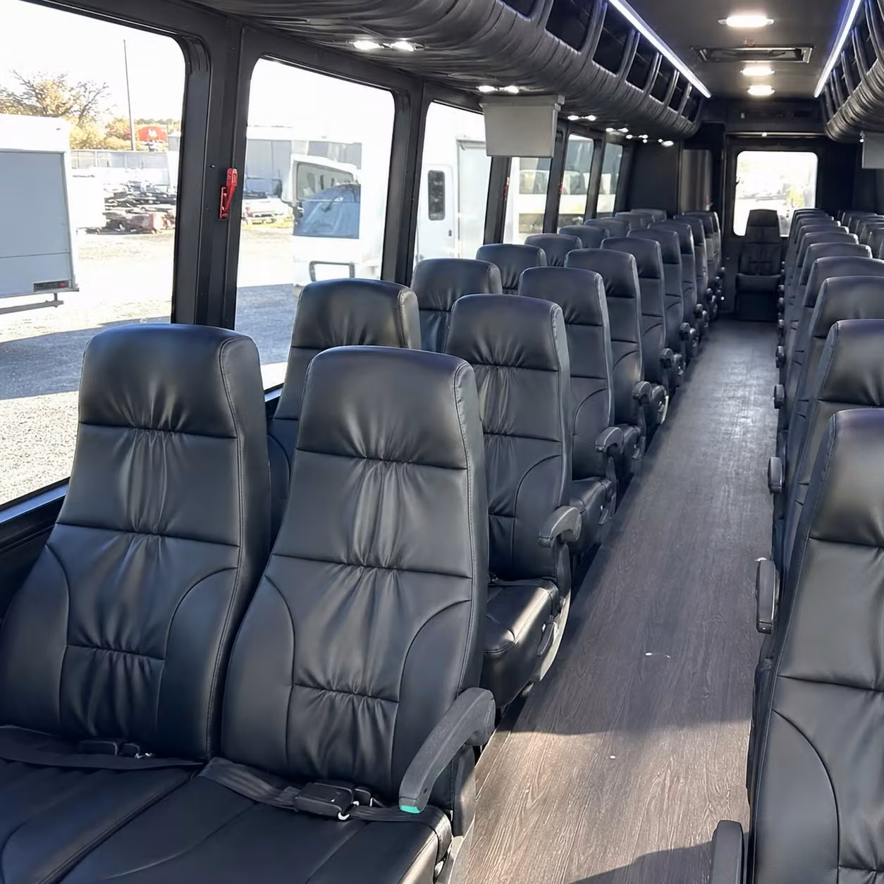 30 passenger minibus inside