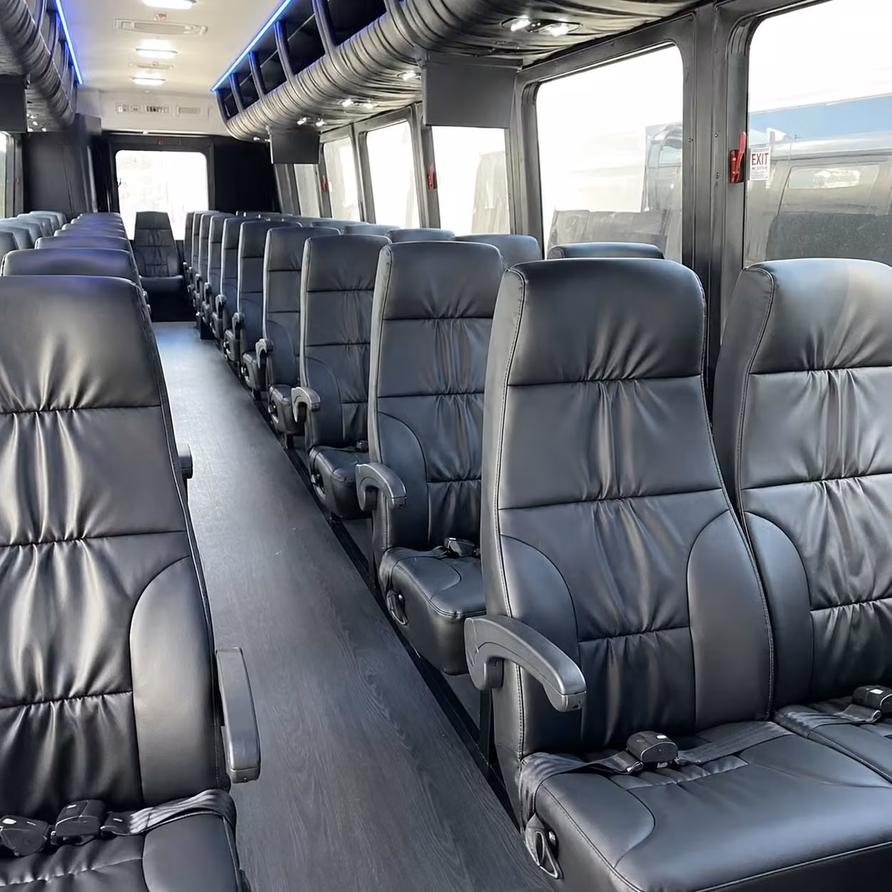 35 passenger minibus interior