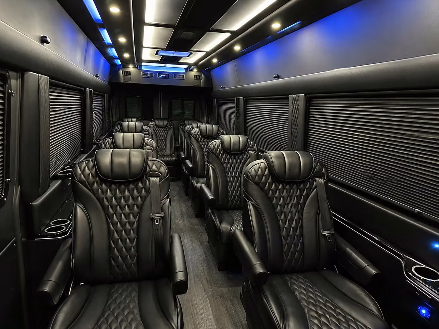 sprinter van with driver inside